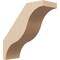 Ekena Millwork 5-inch W x 14-inch D x 14-inch H Funston Rough Cedar Woodgrain TimberThane Knee Brace, Primed BRCUR05X14X14FSTRCPR - alternate 1